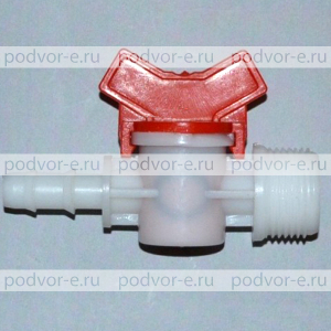 Кран пластиковый 1/2-8 мм