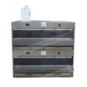 Брудер для 180 цыплят Оптима Цифра с терморегулятором 2 яруса