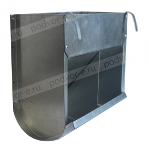 Кормушка для кроликов Оптима 2 отсека